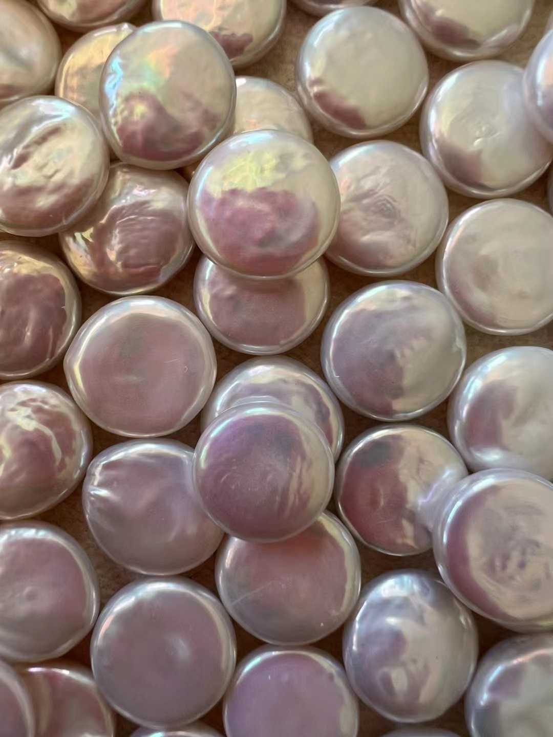 Wholesale high Grade High Quality Natural Freshwater Coin Type Loose Pearl For Jewelry DIY