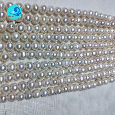 luster freshwater pearls 8mm potato round  for affordable pearl jewelry