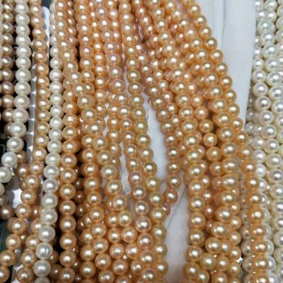wholesale genuine loose pearls strand 8mm pink pearl necklace 