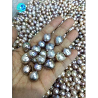 high luster nucleated loose edison pearl beads
