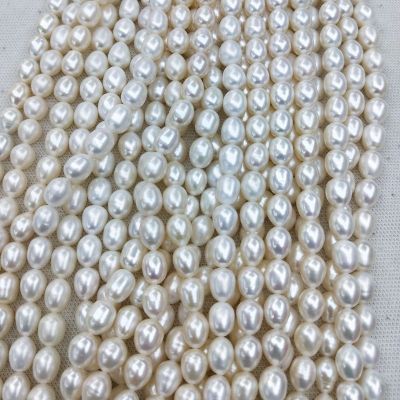 large rice shape cultured pearl strands 11mm