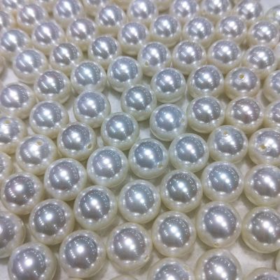12mm white shell pearls loose beads 